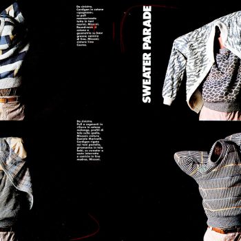 1984 L'UOMO VOGUE Sweater parade