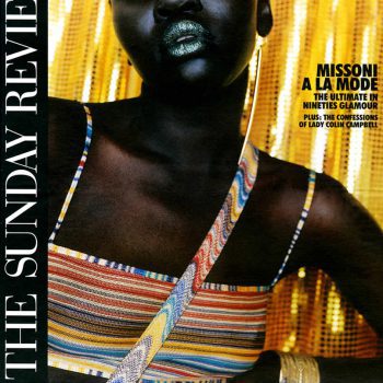 1997 INDEPENDENT ON SUNDAY model Alek Wek