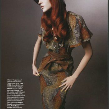 HARPER'S BAZAAR USA Ph: Sølve Sundsbø fashion editor Katie Grand